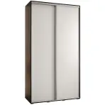 Skriňa 45 Canaris 1 130 čierna/biela/silver
