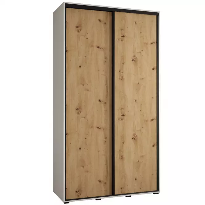 Skriňa 45 Canaris 1 140 biela/artisan/čierna