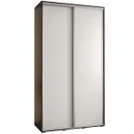 Skriňa 45 Canaris 1 140 čierna/biela/silver