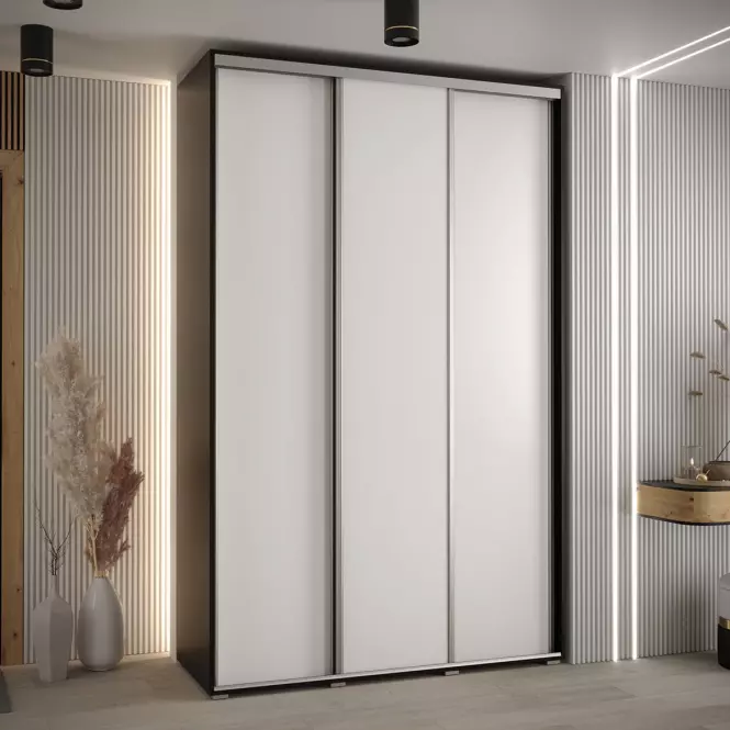 Skriňa 45 Canaris 1 150 čierna/biela/silver