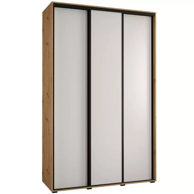 Skriňa 45 Canaris 1 170 artisan/biela/čierna