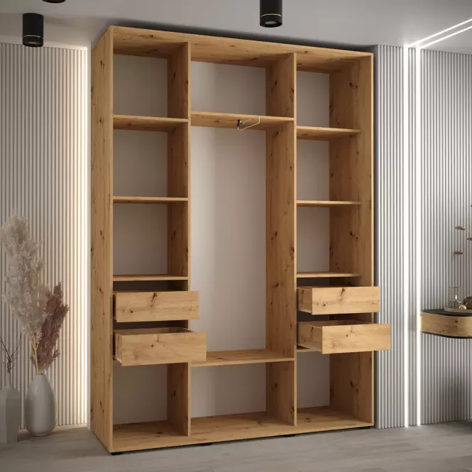 Skriňa 45 Canaris 1 170 artisan/čierna