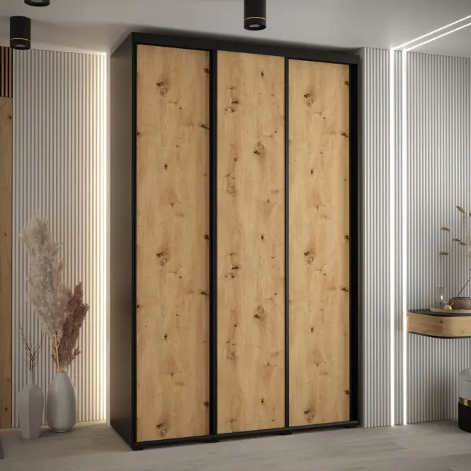 Skriňa 45 Canaris 1 170 čierna/artisan/čierna,5