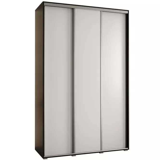 Skriňa 45 Canaris 1 170 čierna/biela/silver