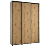 Skriňa 45 Canaris 1 180 biela/artisan/čierna