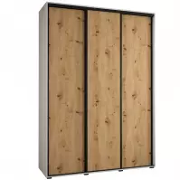 Skriňa 45 Canaris 1 180 biela/artisan/čierna
