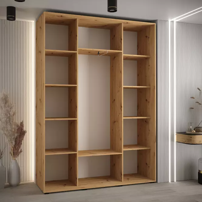 Skriňa 45 Canaris 1 190 artisan/biela/čierna