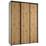 Skriňa 45 Canaris 1 190 biela/artisan/čierna
