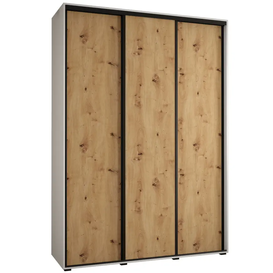 Skriňa 45 Canaris 1 190 biela/artisan/čierna