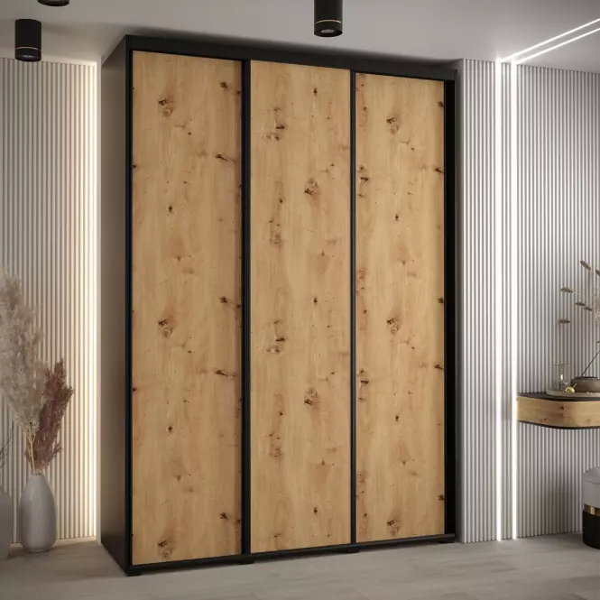 Skriňa 45 Canaris 1 190 čierna/artisan/čierna