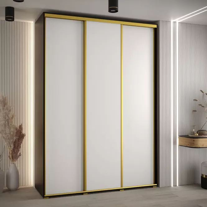Skriňa 45 Canaris 1 190 čierna/biela/gold