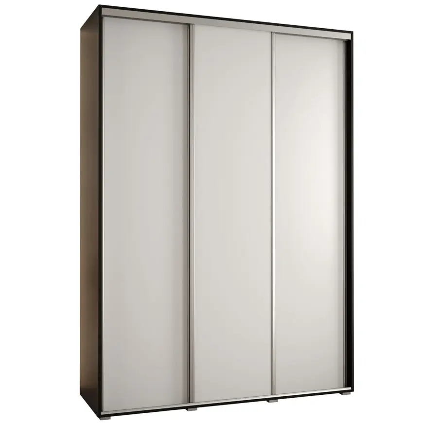 Skriňa 45 Canaris 1 190 čierna/biela/silver