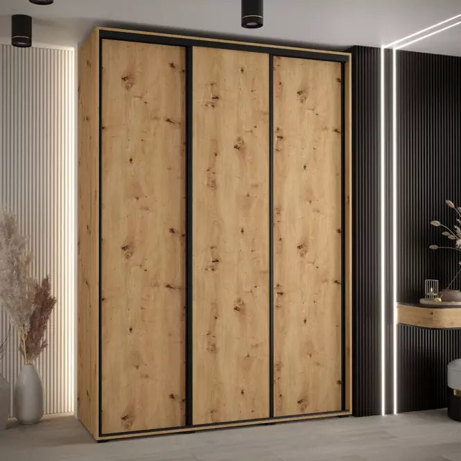 Skriňa 45 Canaris 1 200 artisan/čierna