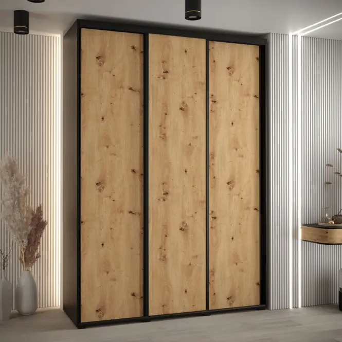 Skriňa 45 Canaris 1 200 čierna/artisan/čierna,5