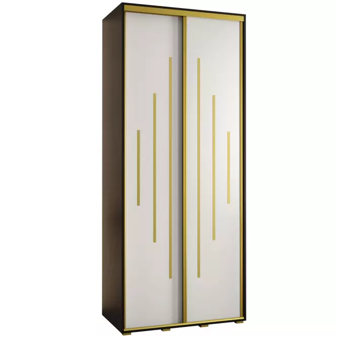 Skriňa 45 Canaris 12 100 čierna/biela/gold