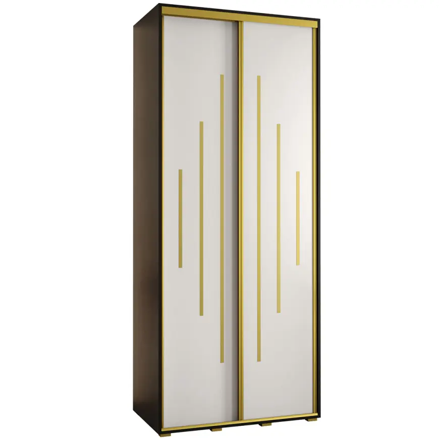 Skriňa 45 Canaris 12 100 čierna/biela/gold