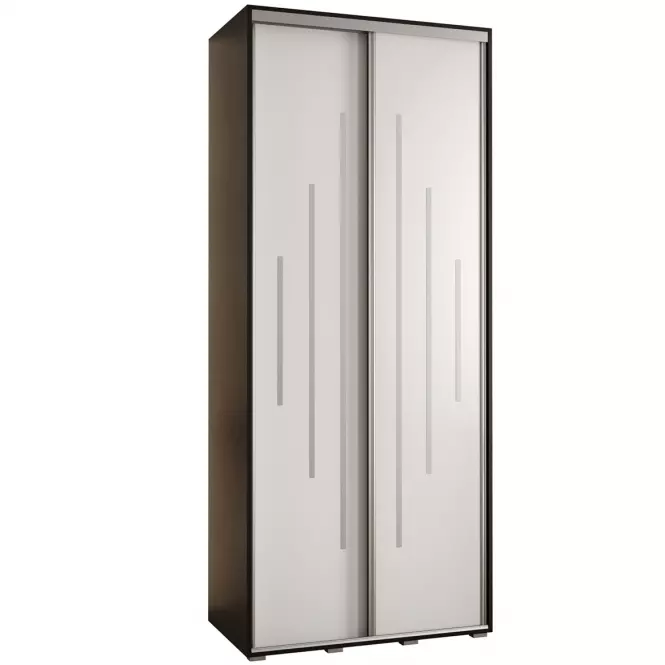 Skriňa 45 Canaris 12 110 čierna/biela/silver