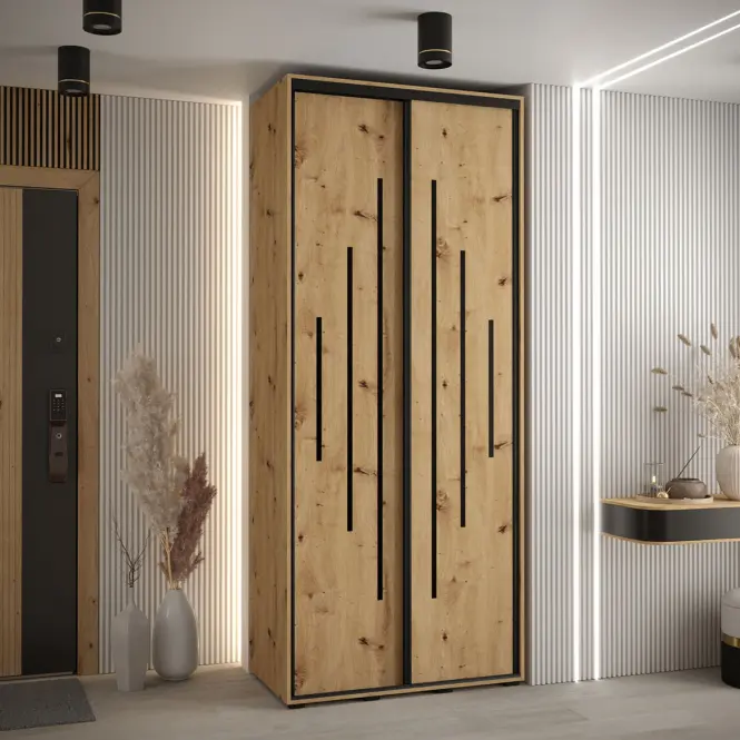 Skriňa 45 Canaris 12 120 artisan/čierna,5