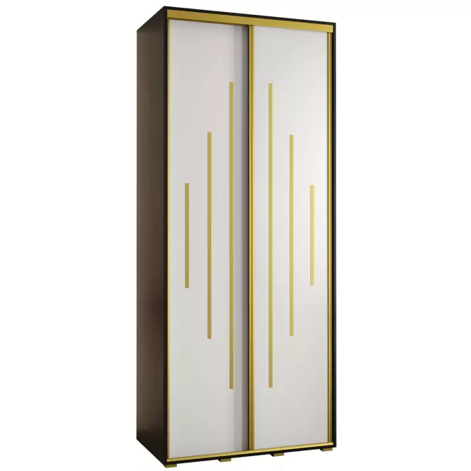 Skriňa 45 Canaris 12 120 čierna/biela/gold