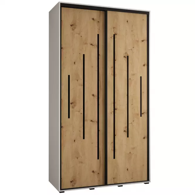 Skriňa 45 Canaris 12 130 biela/artisan/čierna