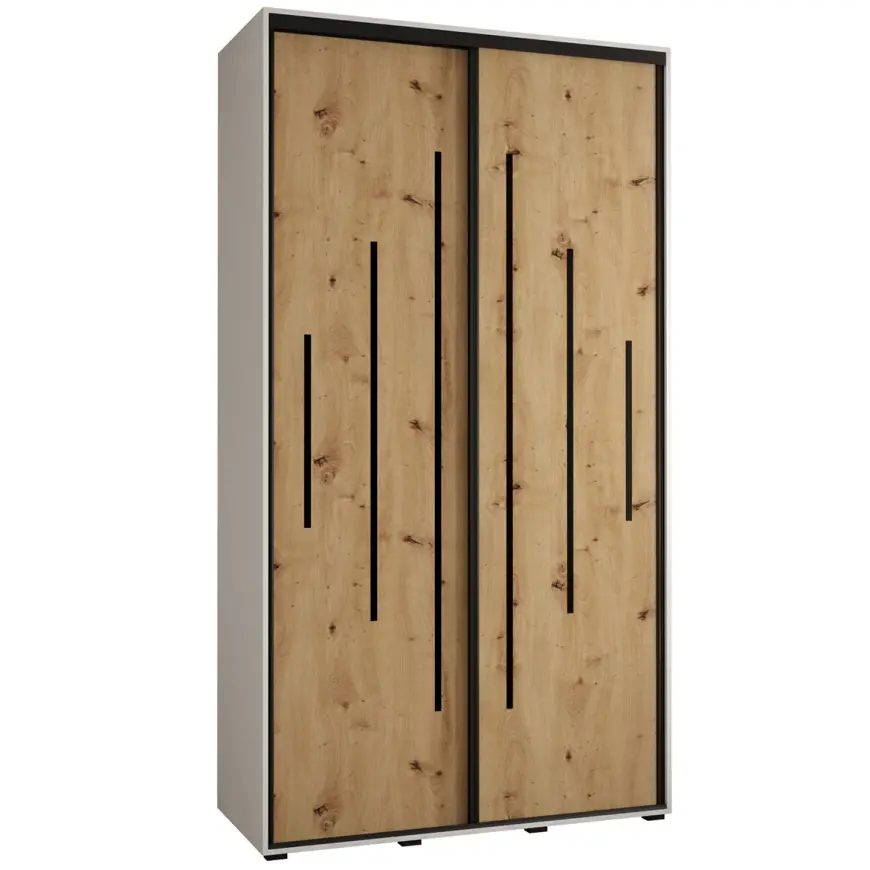 Skriňa 45 Canaris 12 130 biela/artisan/čierna