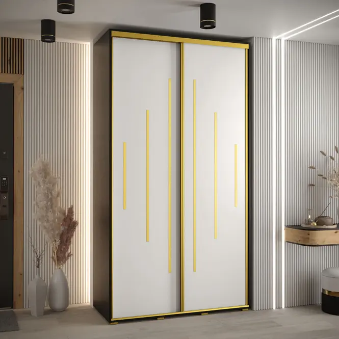 Skriňa 45 Canaris 12 130 čierna/biela/gold,5