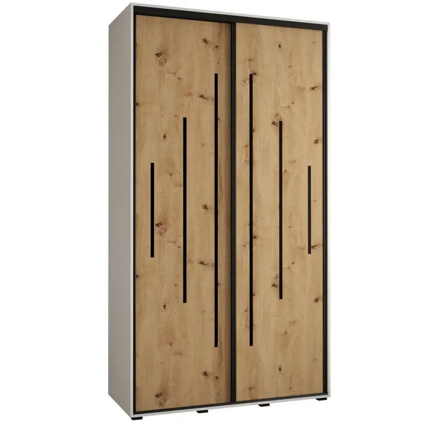 Skriňa 45 Canaris 12 140 biela/artisan/čierna