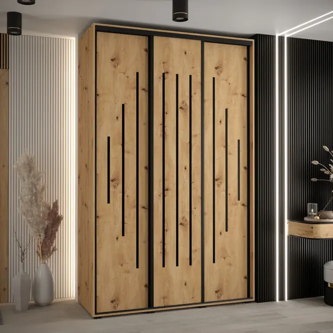 Skriňa 45 Canaris 12 150 artisan/čierna,4