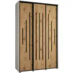 Skriňa 45 Canaris 12 160 biela/artisan/čierna