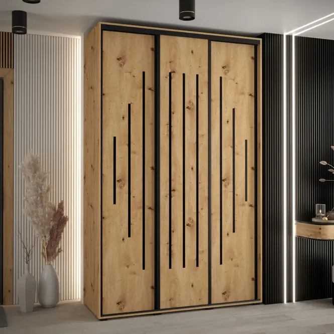 Skriňa 45 Canaris 12 170 artisan/čierna,5