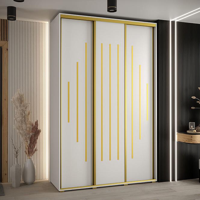 Skriňa 45 Canaris 12 180 biela/gold,5