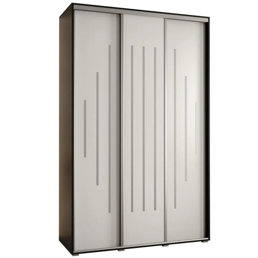 Skriňa 45 Canaris 12 180 čierna/biela/silver