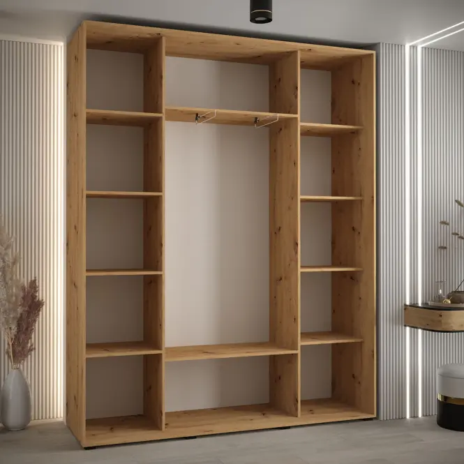 Skriňa 45 Canaris 12 190 artisan/biela/čierna,4