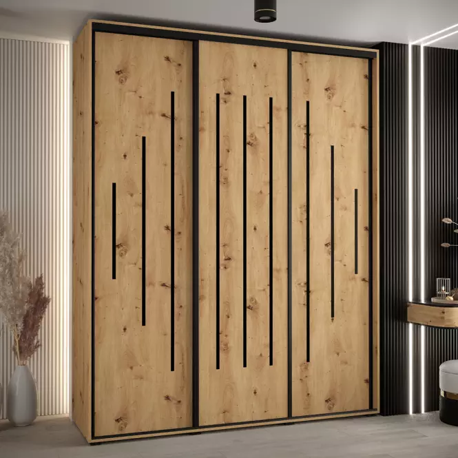 Skriňa 45 Canaris 12 190 artisan/čierna