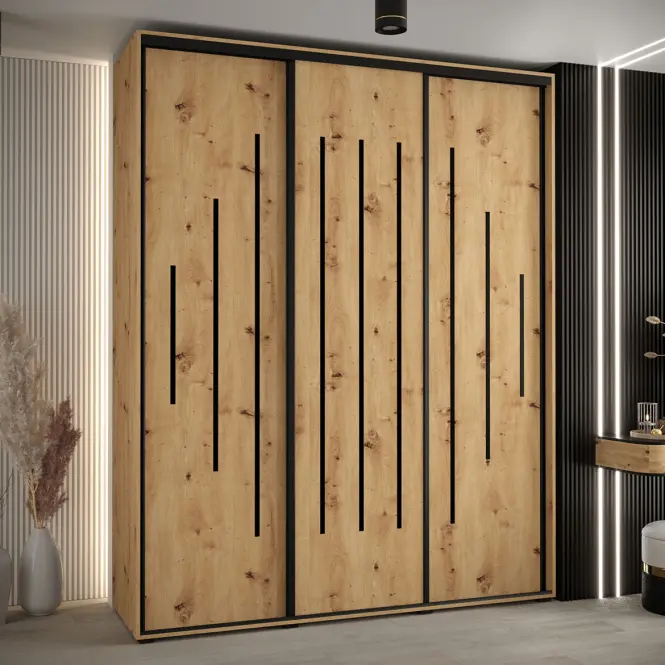 Skriňa 45 Canaris 12 200 artisan/čierna,5