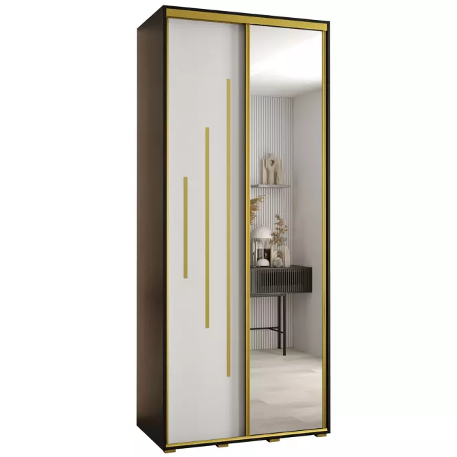 Skriňa 45 Canaris 13 100 čierna/biela/gold