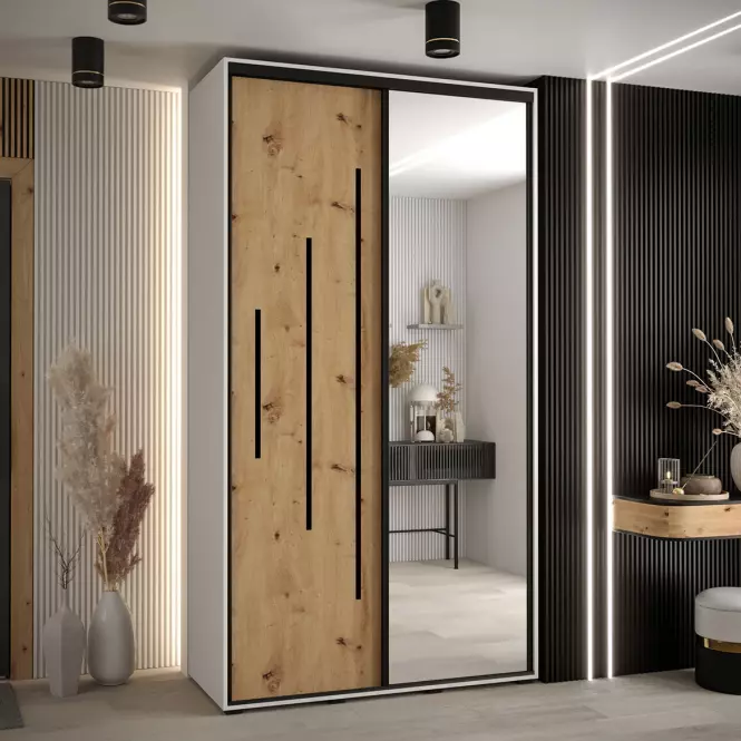 Skriňa 45 Canaris 13 130 biela/artisan/čierna