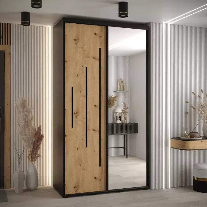 Skriňa 45 Canaris 13 130 čierna/artisan/čierna