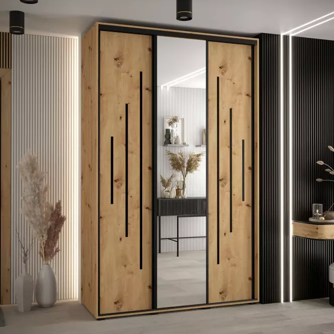 Skriňa 45 Canaris 13 150 artisan/čierna
