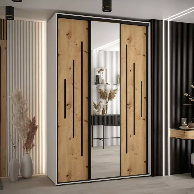 Skriňa 45 Canaris 13 150 biela/artisan/čierna