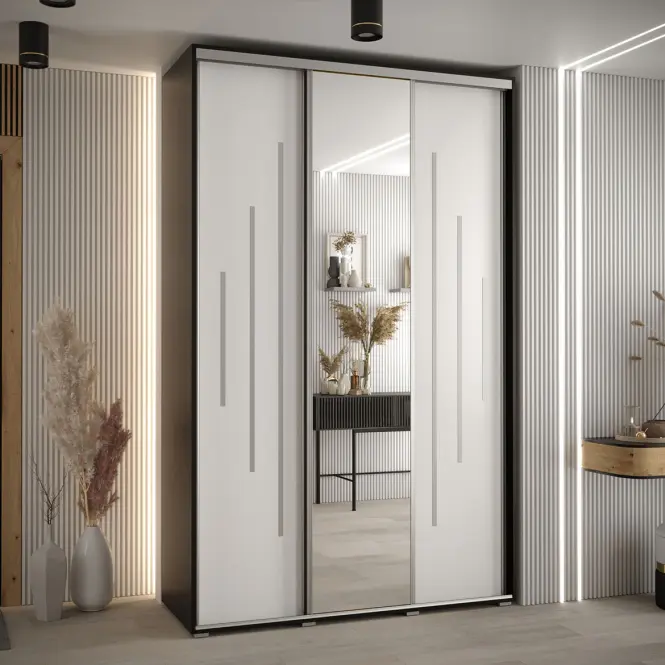 Skriňa 45 Canaris 13 150 čierna/biela/silver,4