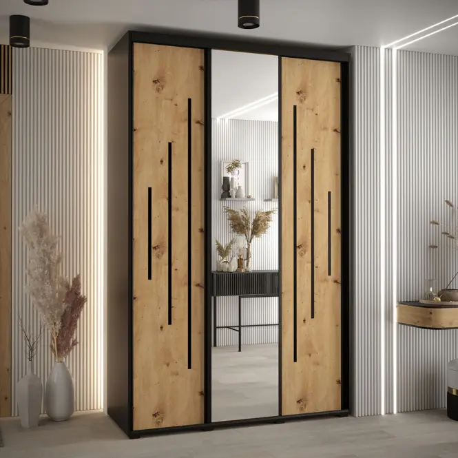 Skriňa 45 Canaris 13 160 čierna/artisan/čierna,5