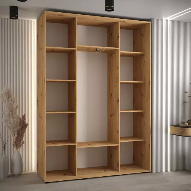 Skriňa 45 Canaris 13 170 artisan/biela/čierna