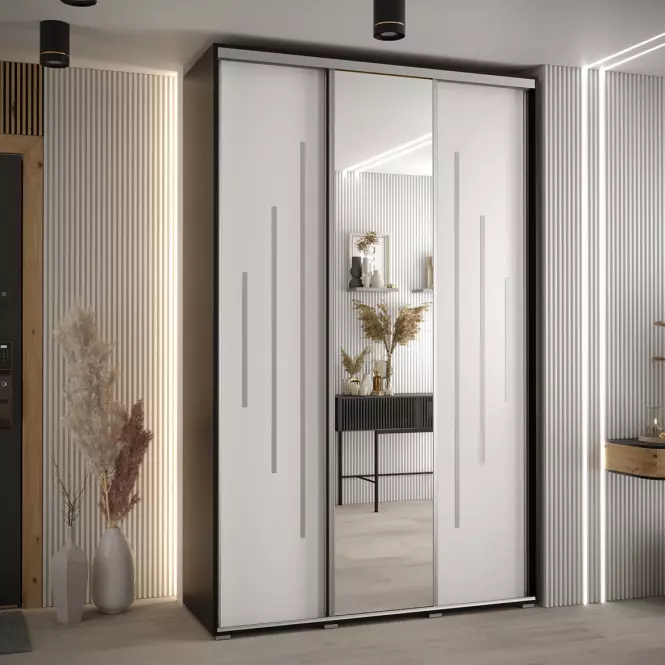 Skriňa 45 Canaris 13 170 čierna/biela/silver