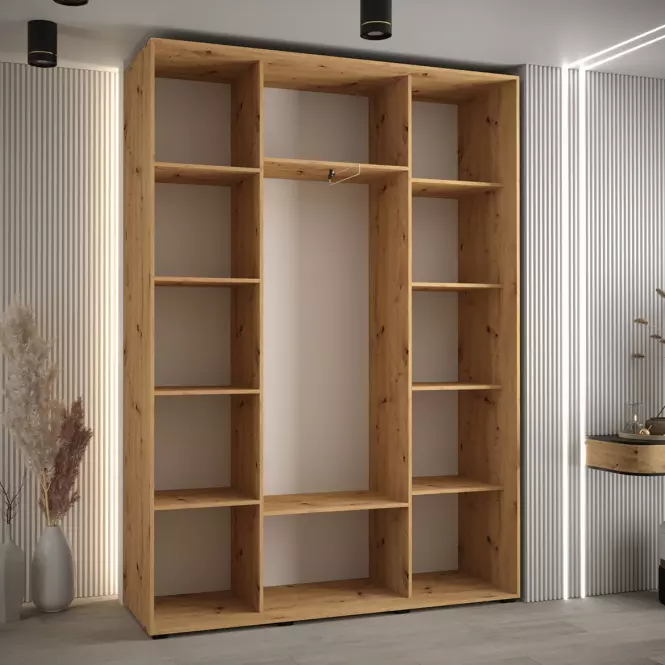 Skriňa 45 Canaris 13 180 artisan/biela/čierna