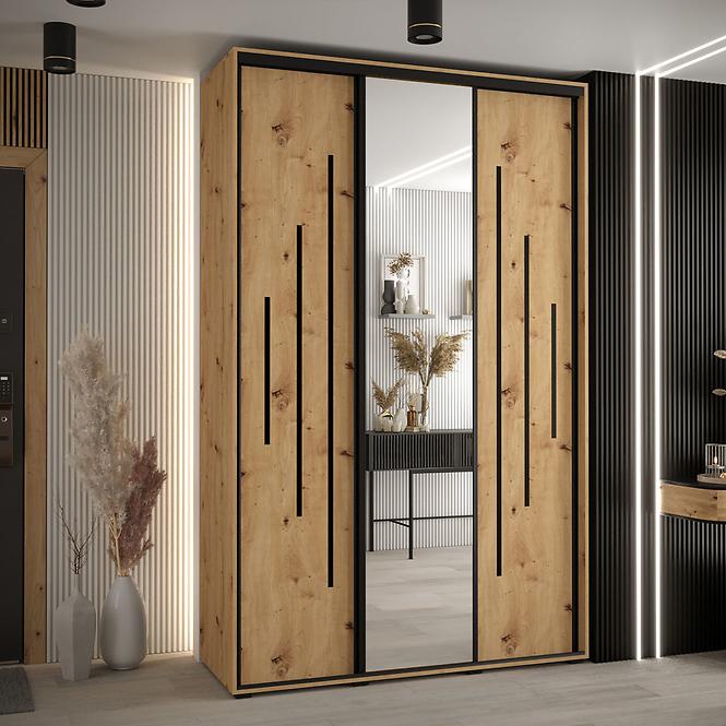 Skriňa 45 Canaris 13 180 artisan/čierna
