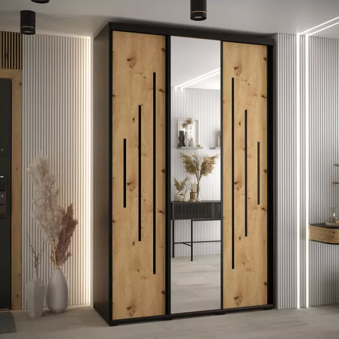 Skriňa 45 Canaris 13 180 čierna/artisan/čierna