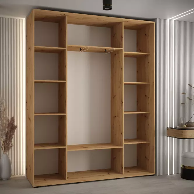 Skriňa 45 Canaris 13 190 artisan/biela/čierna