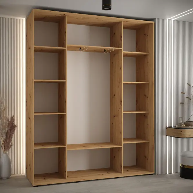 Skriňa 45 Canaris 13 190 artisan/biela/čierna,4