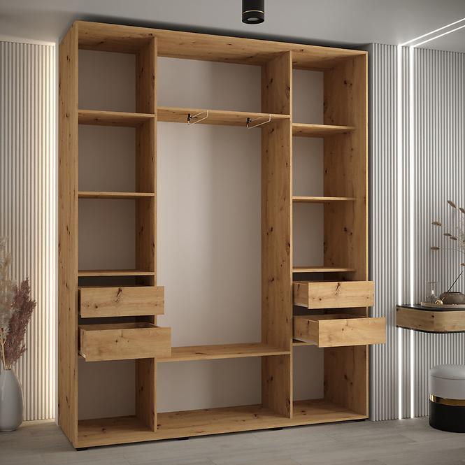 Skriňa 45 Canaris 13 190 artisan/biela/silver